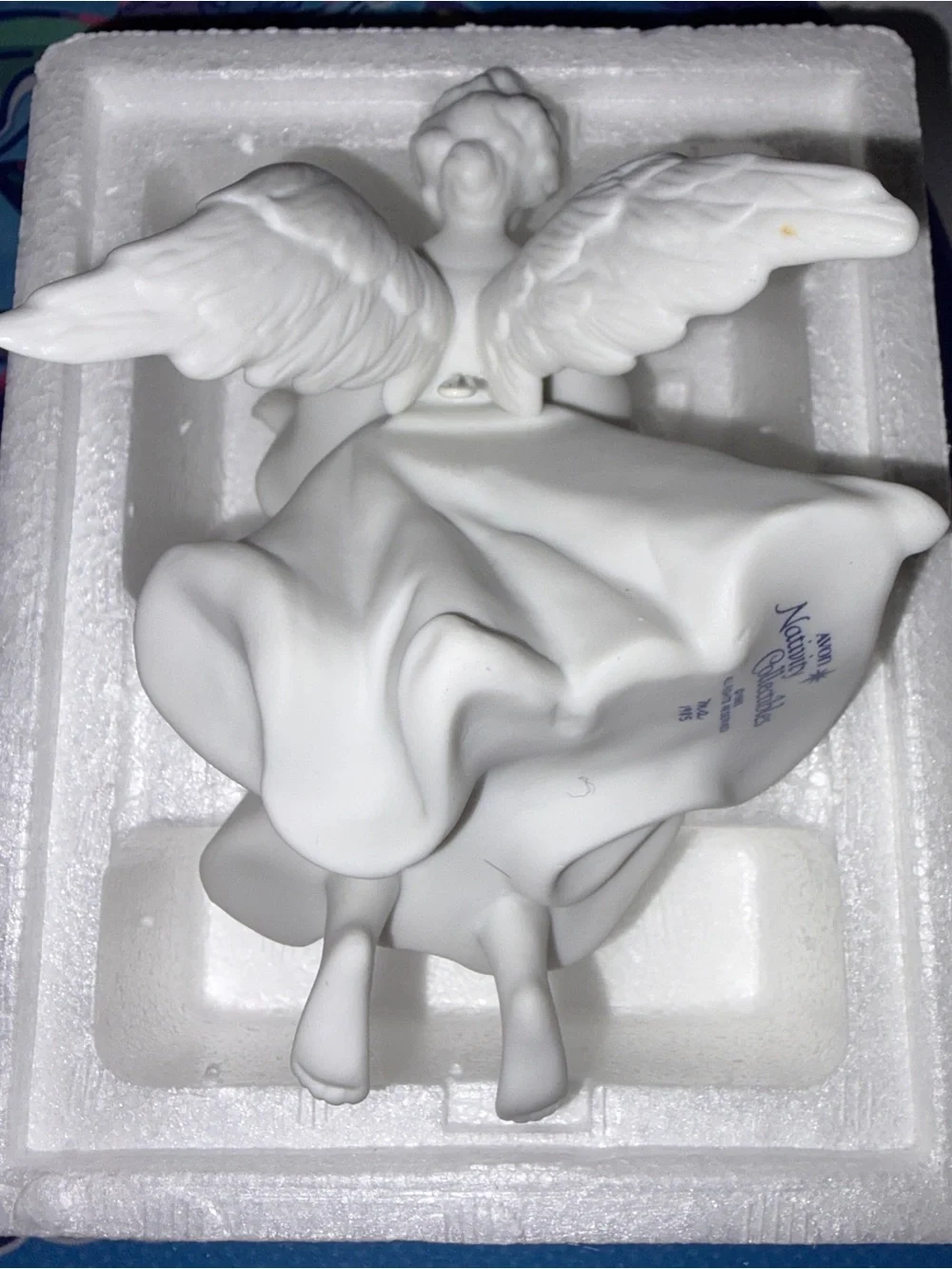 Avon Nativity Collectibles The Hanging Angel Figurine Vtg 1985 w/box Excellent